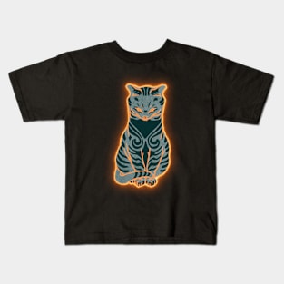 Fire Cat Kids T-Shirt